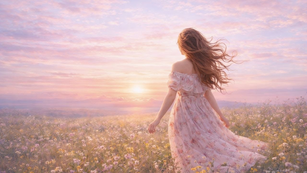 Whispering Meadows | Soft Ambient Harp & Vocal Music for Calm, Journaling & Slow Living