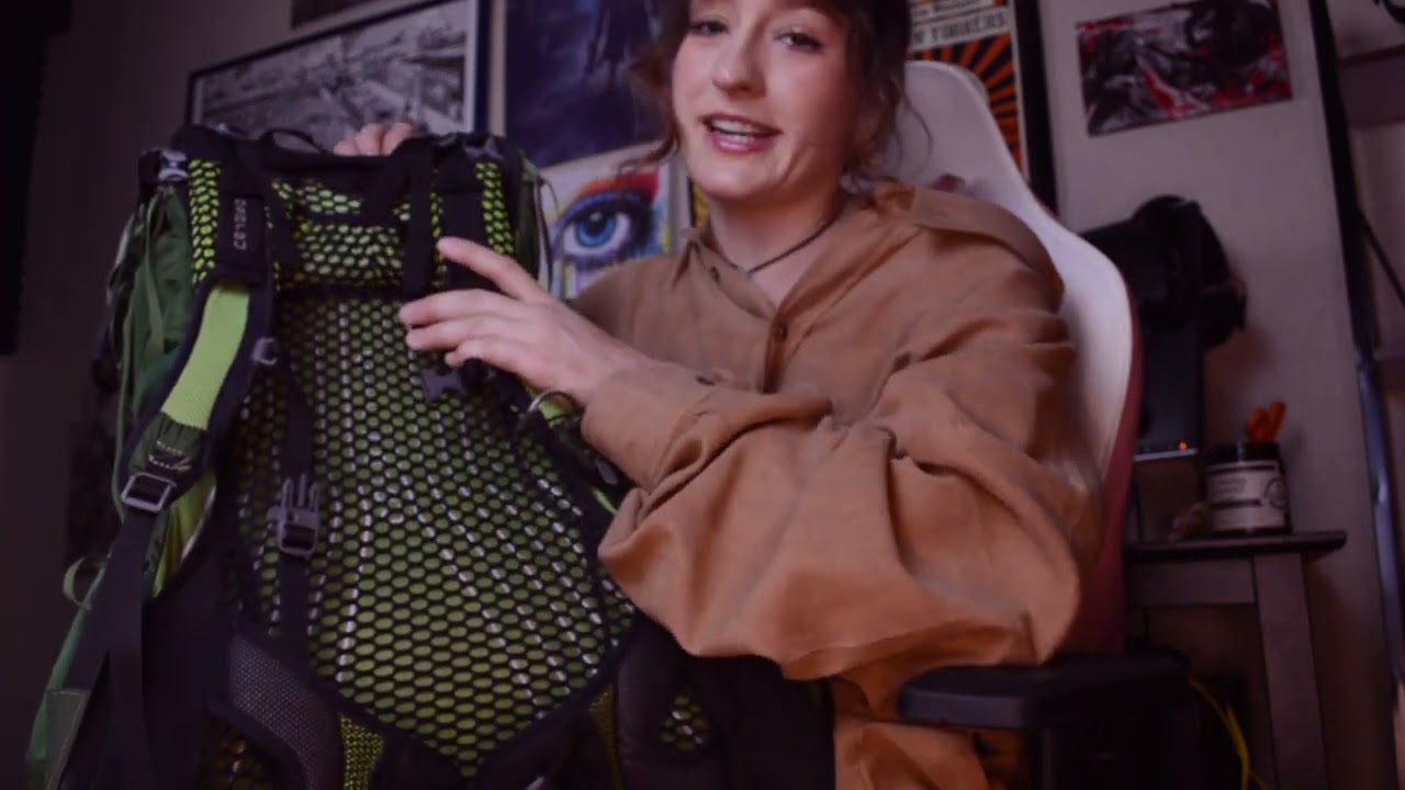 ASMR Backpack and Hiking Triggers. Tingly backpacking gear that I LOVE!