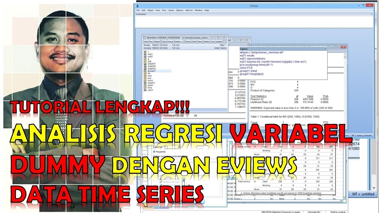 Tutorial Regresi Variabel Dummy Dengan Eviews - Data Time Series