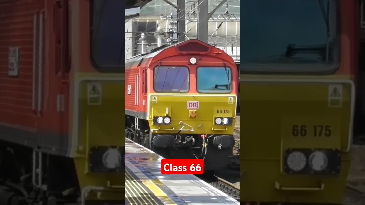 DB Cargo 66175 Passes Manchester Piccadilly