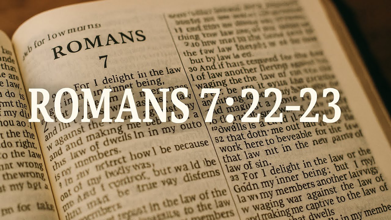 Romans 7:22–23: Not a Contradiction!! And what Paul means by “inward man”