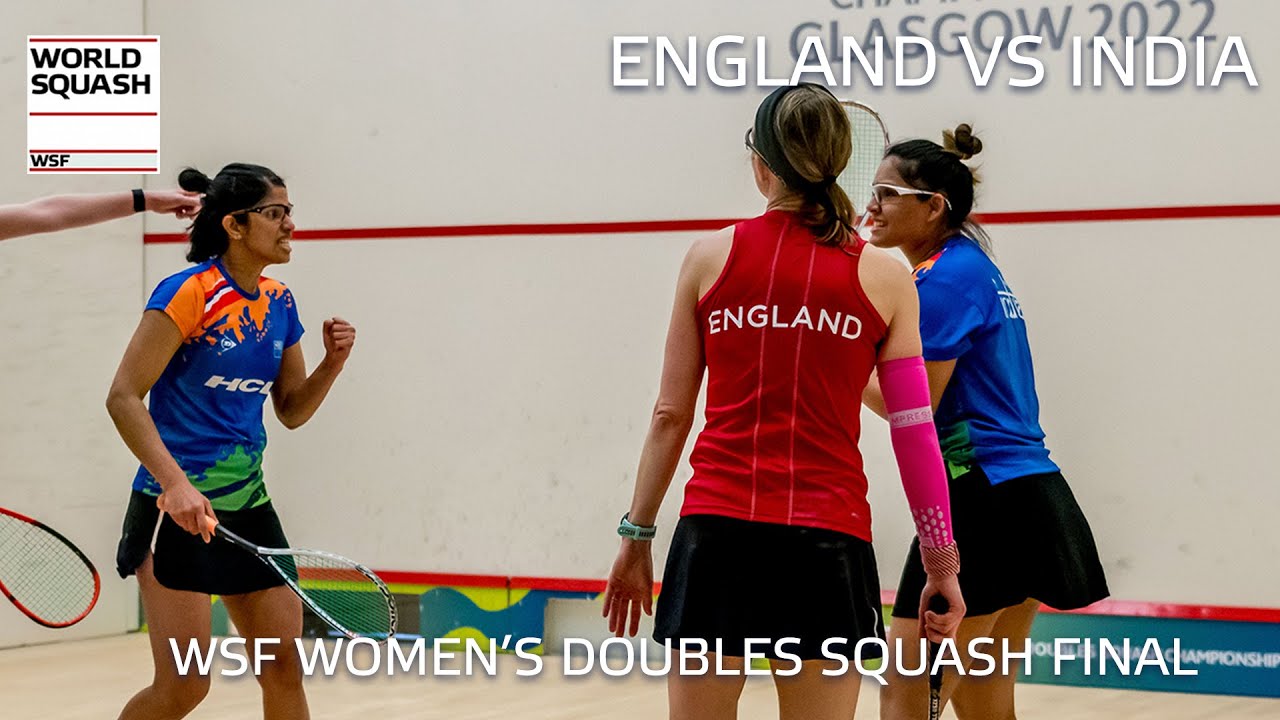 England v India - WSF Women's Doubles Squash Final Highlights
