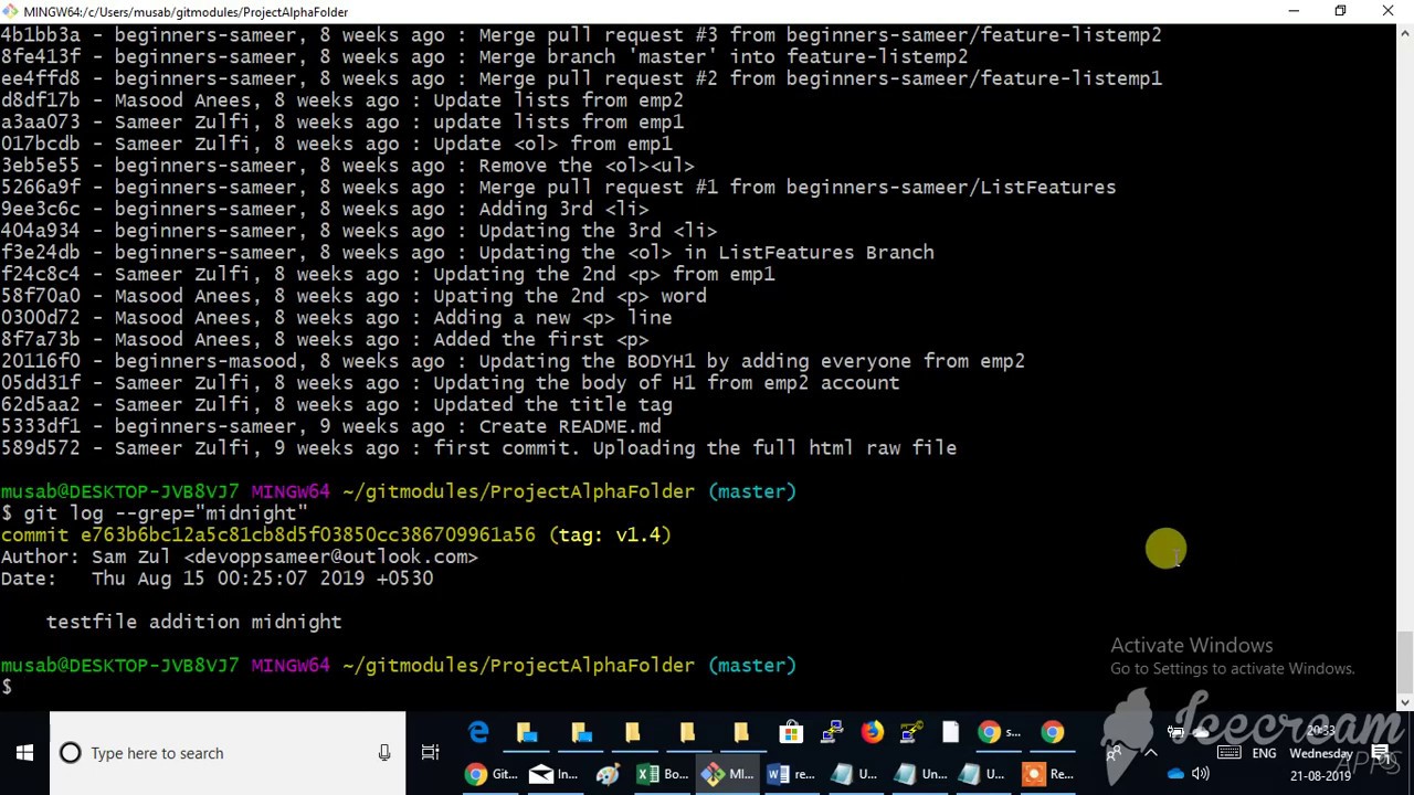 Git Log Part3 English