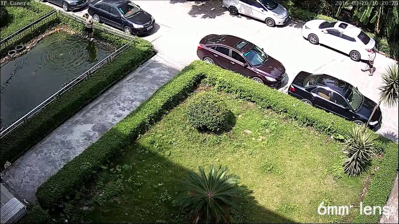 1080P IP Camera Daytime Demo for 3.6mm 6mm 8mm Lens