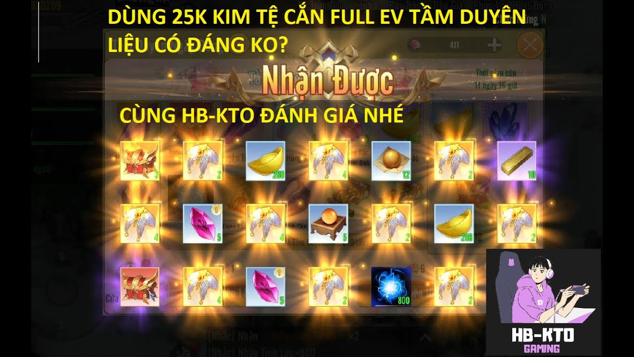 CÙNG HB-KTO DÙNG 25K KIM TỆ ĐỂ CẮN FULL EV TẦM DUYÊN XEM LỖ HAY LÃI AE NHÉ