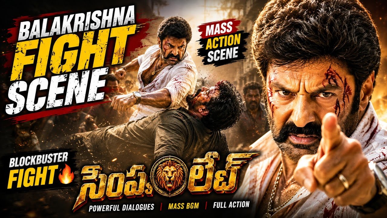 🔥 Balakrishna MASS Fight Scene | Powerful Action Scene | NBK Mass Entry 🔥