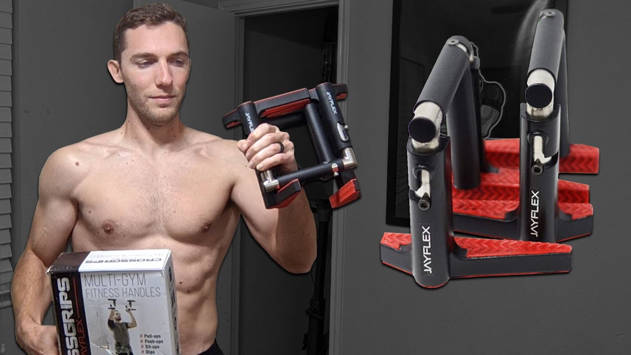 Crossgrips by Jayflex Unboxing & Review - Best Home & Travel Doorway Pull-Up Bar Handles | GamerBody