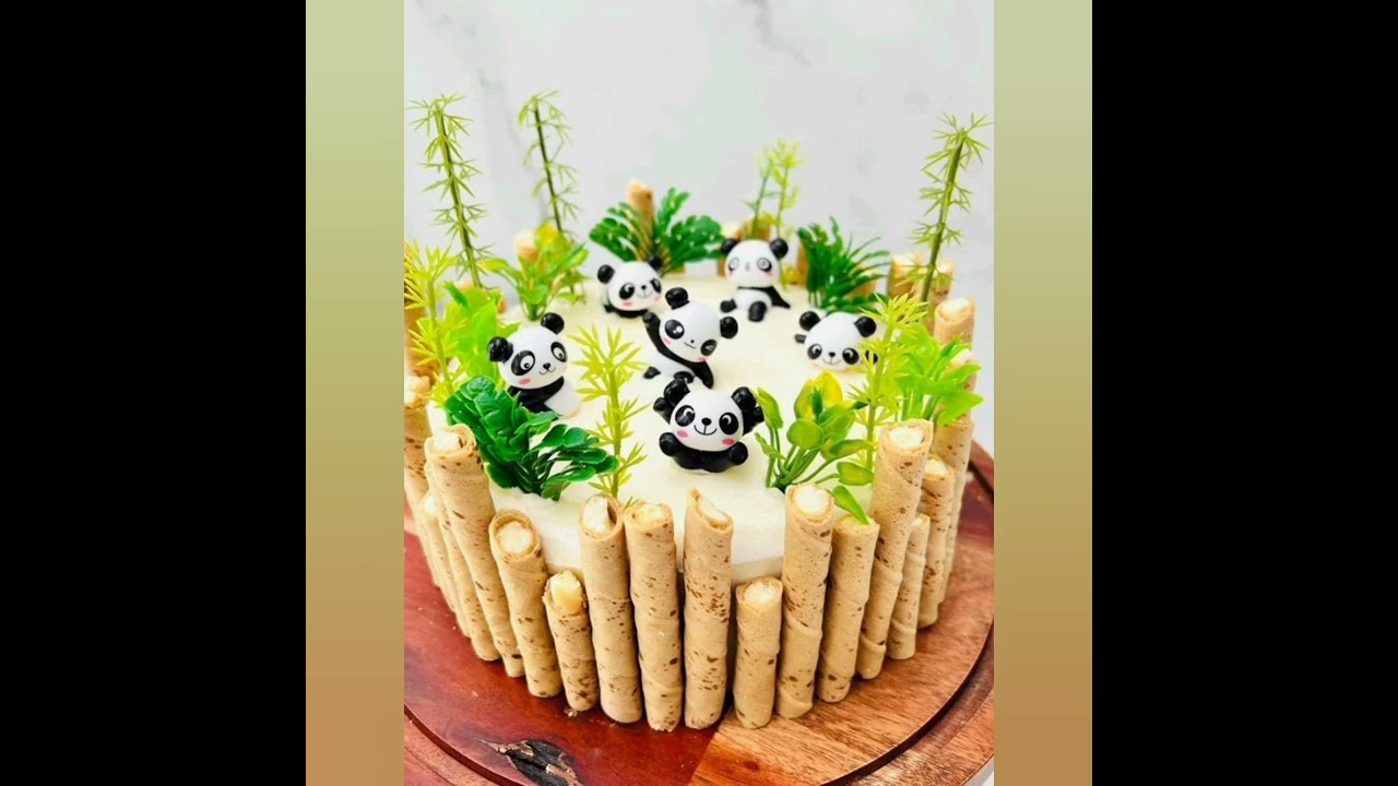 Birthday Cake Ideas For Baby Boy And Baby Girls||Panda Cake Design||Birthday Cake Decorating Ideas