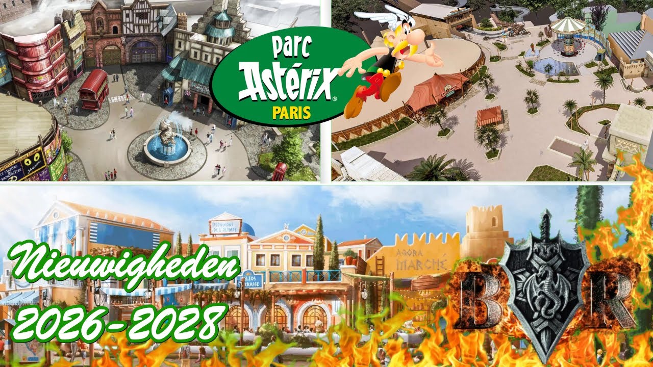 Talkvideo | Nieuwe themagebieden Parc Astérix 2026-2028.