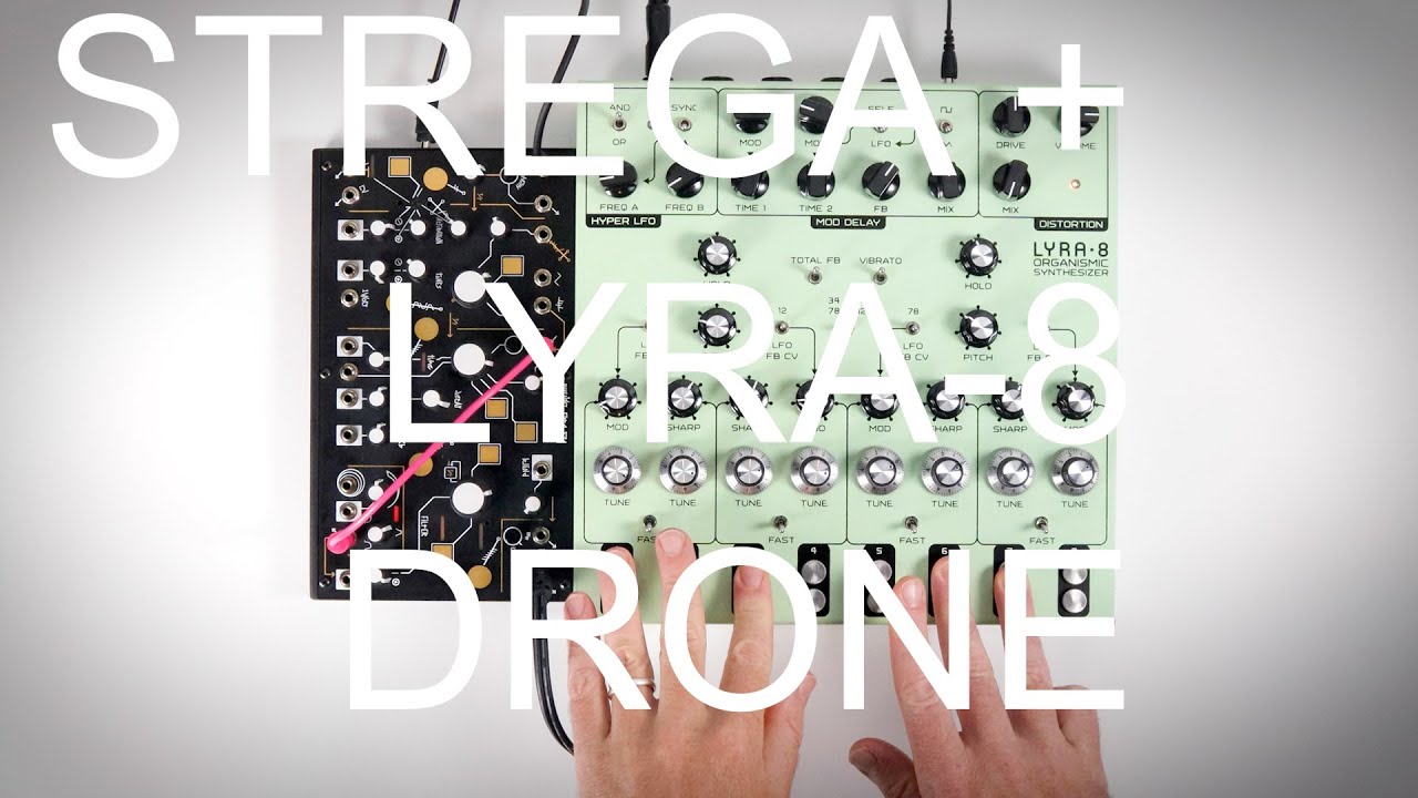 Make Noise Strega + Soma Lyra-8 drone