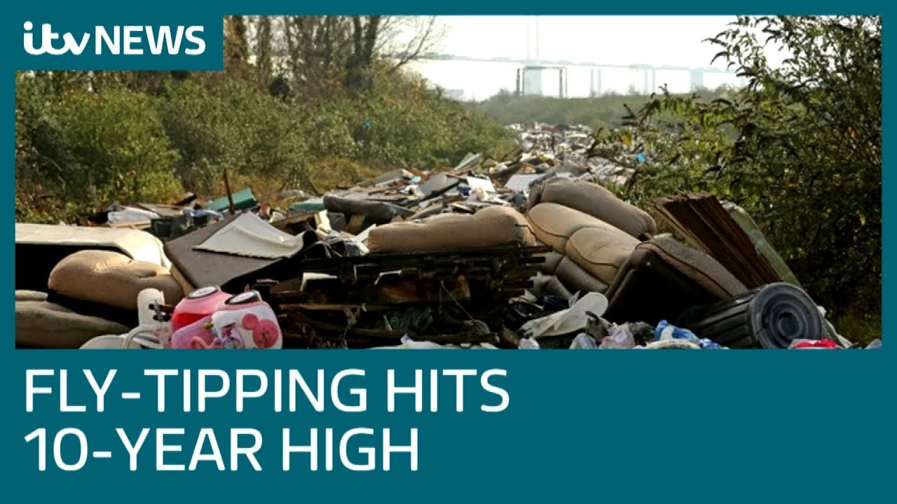 Fly-tipping incidents reported in England top one million and are worst in a decade | ITV News