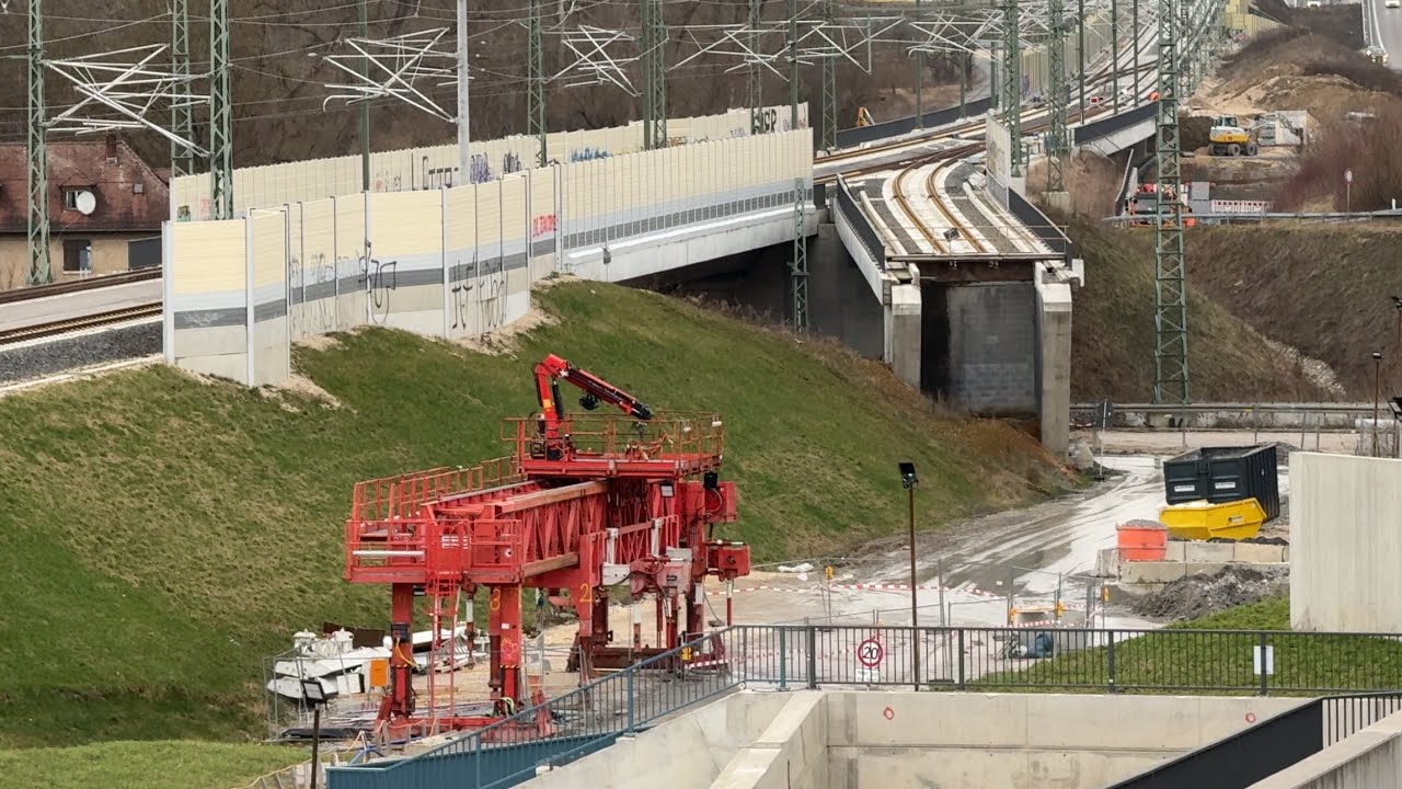Neckartalbrücken und Wendlinger Kurven (ohne Zugdurchfahrt 🤷🏻‍♂️) | 8.2.2024 | #s21 #stuttgart21