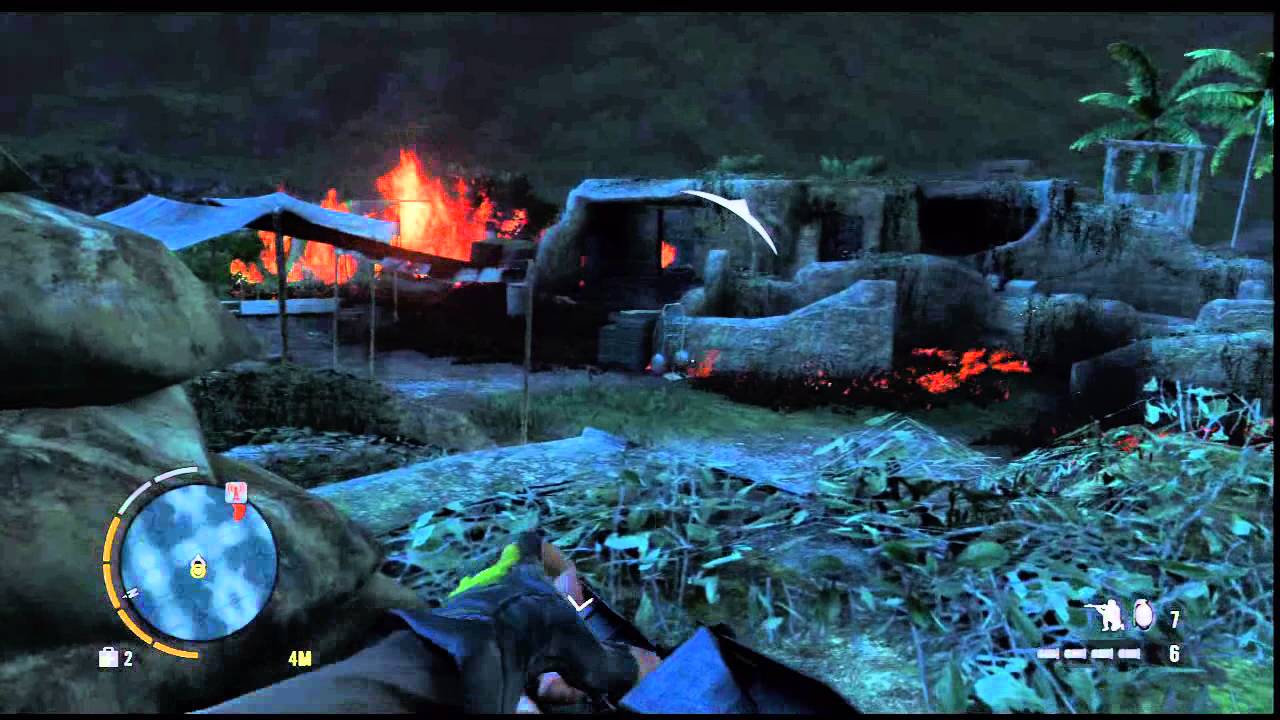 Far Cry 3 - Paint It Black Defend Satelite Get To the Chopper Dennis Wingsuit Black Gold Gmaplay PS3
