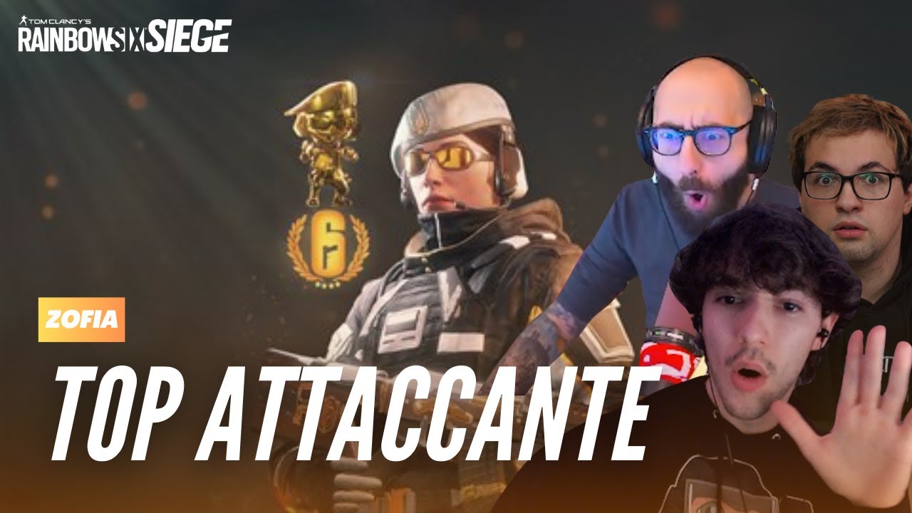 ZOFIA TOP ATTACCANTE! [Rainbow Six Siege] /w @The Real Marzaa @Mollu @RAGESSS Canc