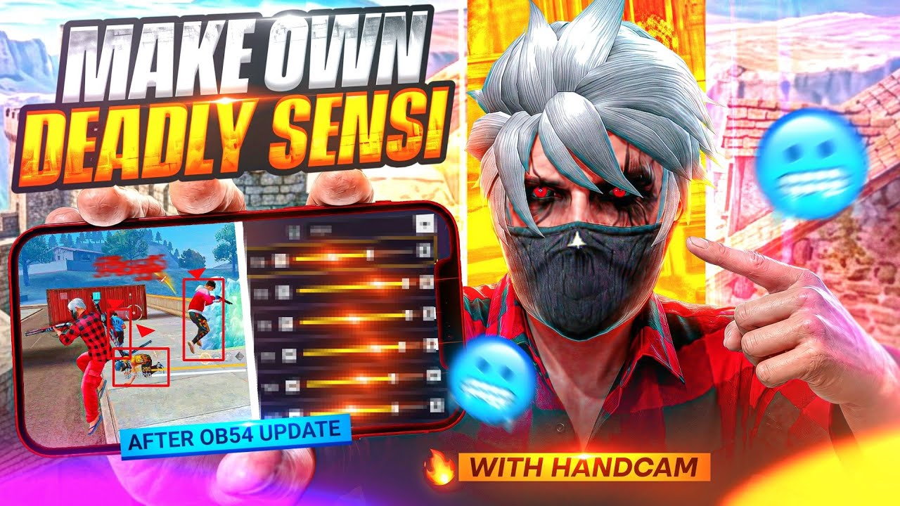 OB54 BEST SENSITIVITY 🔥🤯 CREATE YOUR OWN DEADLY SENSITIVITY AFTER OB54 UPDATE 💀 2GB - 3GB - 4GB -...