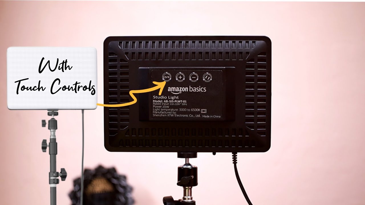 Amazon Basics LED Soft Light Panel With Touch Sensors & Remote Control