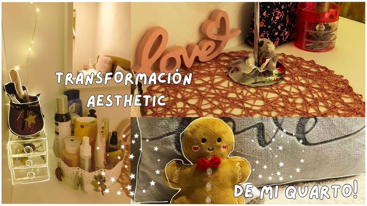 TRANSFORMACIÓN AESTHETIC DE MI QUARTO🎀✨(nueva decoración, organización & Tour).