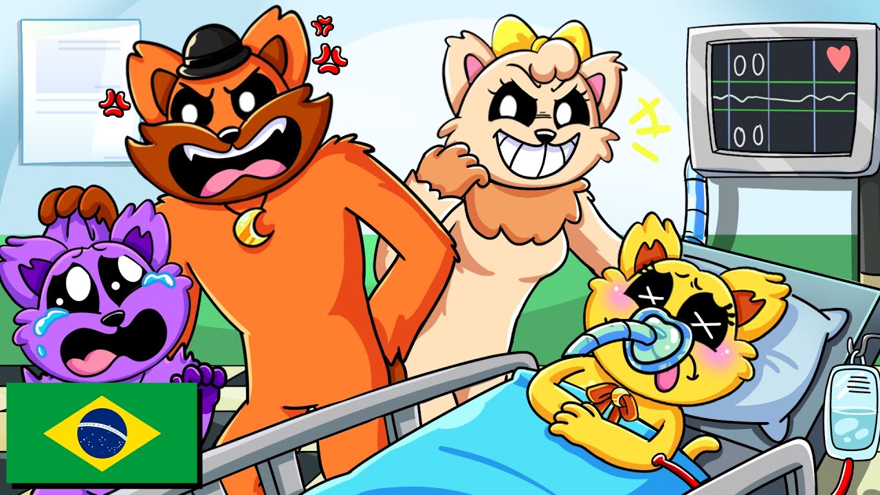 A IRM&Atilde; DE CATNAP tem apenas 24 HORAS de vida?! Poppy Playtime 4 Anima&ccedil;&atilde;o
