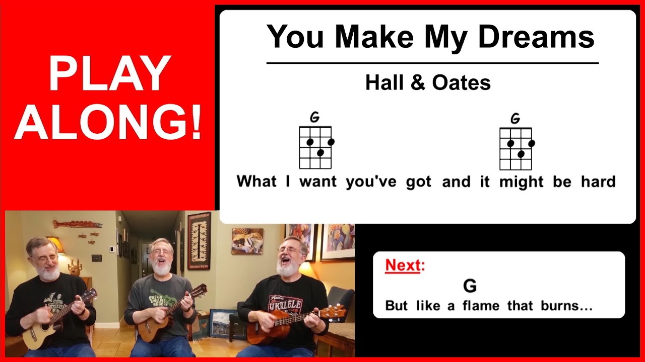 You Make My Dreams, Hall & Oates Play Along, Austin Ukulele Society