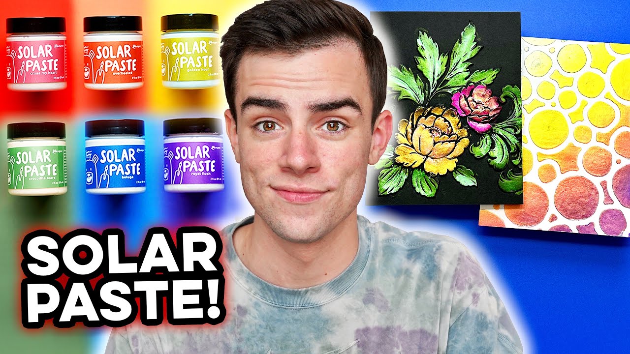 Introducing SOLAR PASTE: A MINDBLOWING Texture Paste For Cardmaking!✨