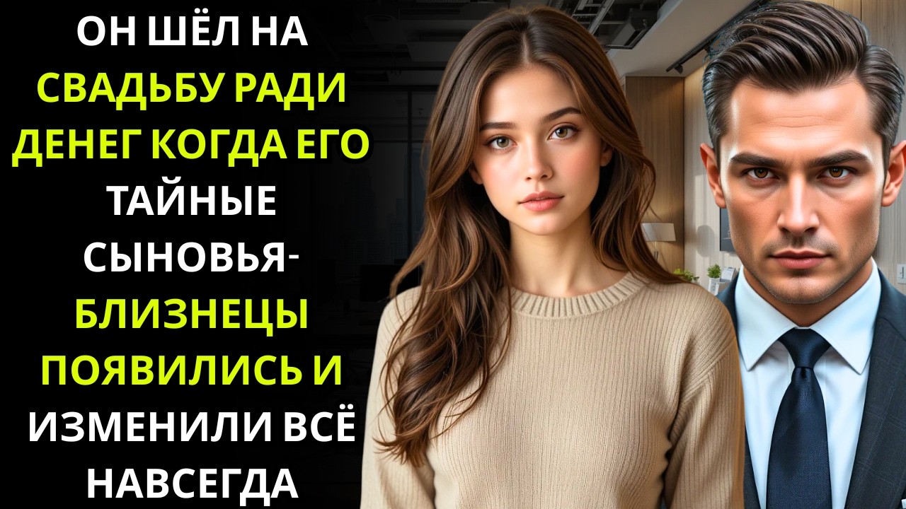 Миллионер направляясь на свою свадьбу внезапно встречает бывшую с близнецами