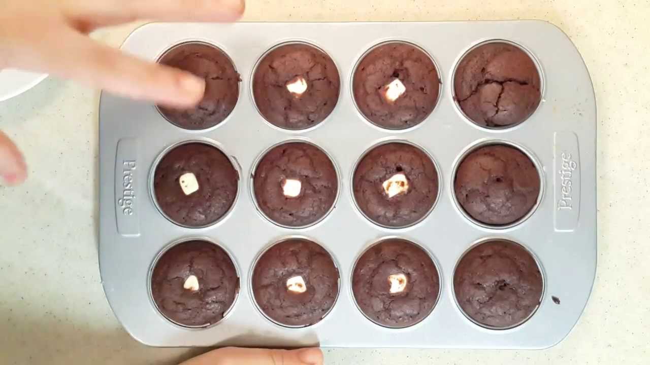 كاب كيك شوكولاته سهل وسريع ولذيذ
