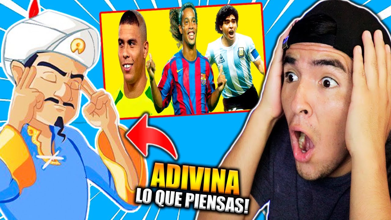 JUGAMOS con EL GENIO QUE LO SABE TODO (AKINATOR) ¿SERA CAPAZ de ADIVINAR a JUGADORES LEYENDAS?