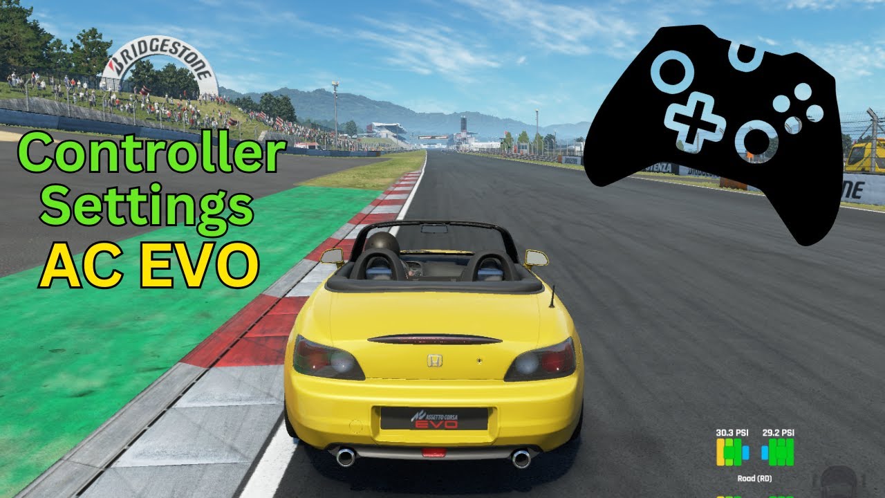 New AC EVO Controller Settings - Assetto Corsa Evo
