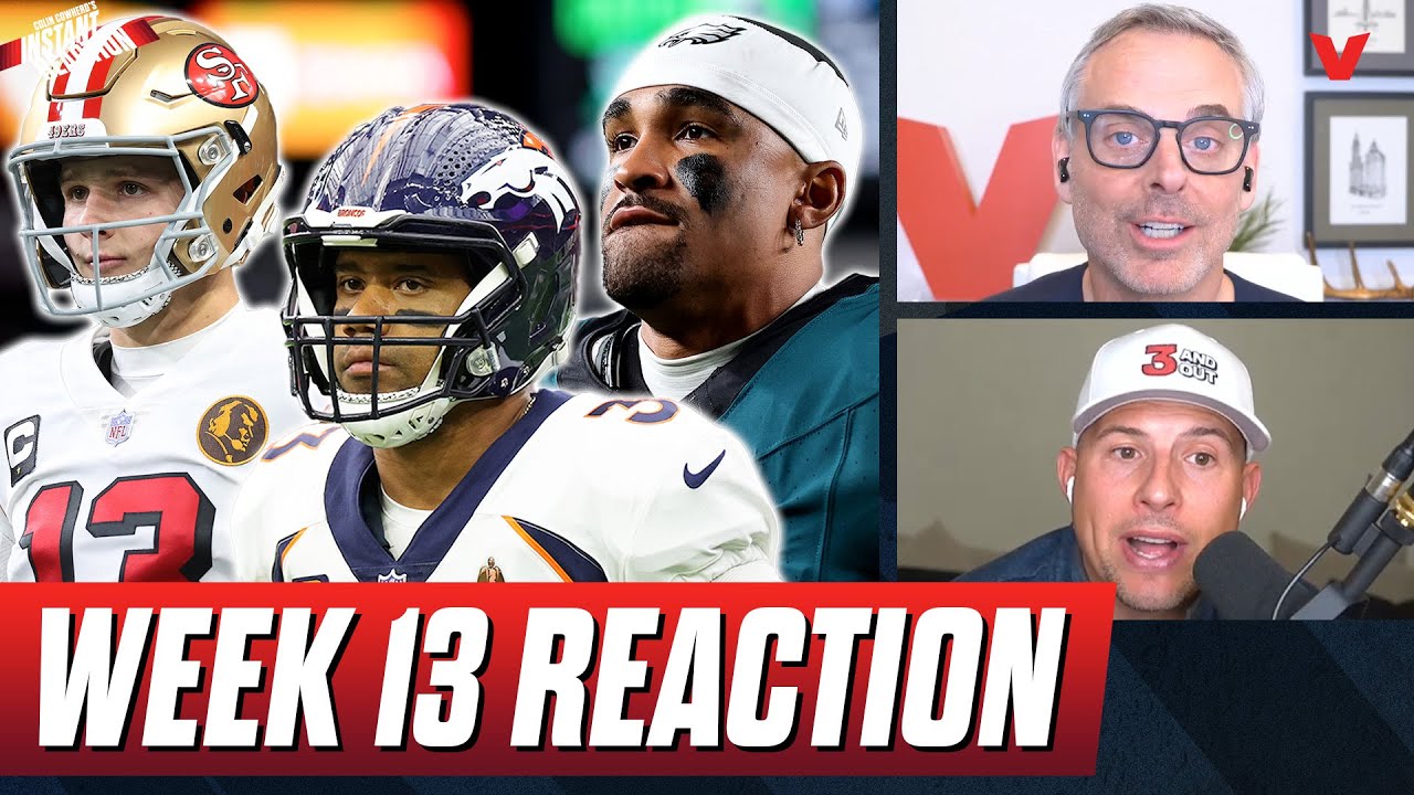 Reaction to 49ers-Eagles, Broncos-Texans, Browns-Rams, College Football Playoff | Colin Cowherd NFL