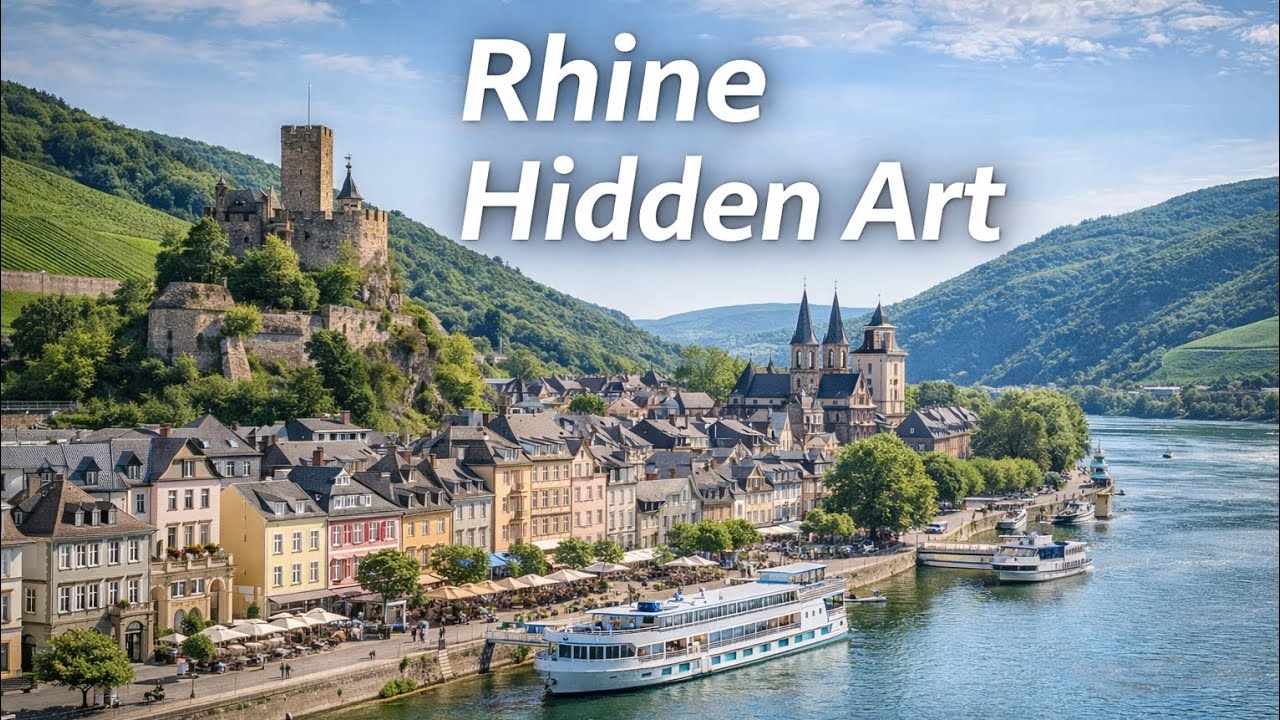 Bingen am Rhein | Rhine Hidden Art | Amazing World City Walks 