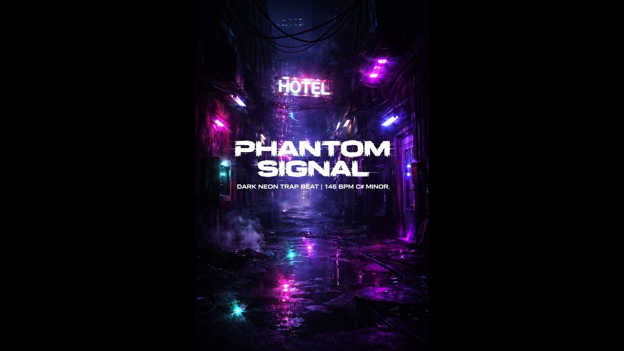 Phantom Signal – Dark Neon Trap Beat  149 BPM c#min
