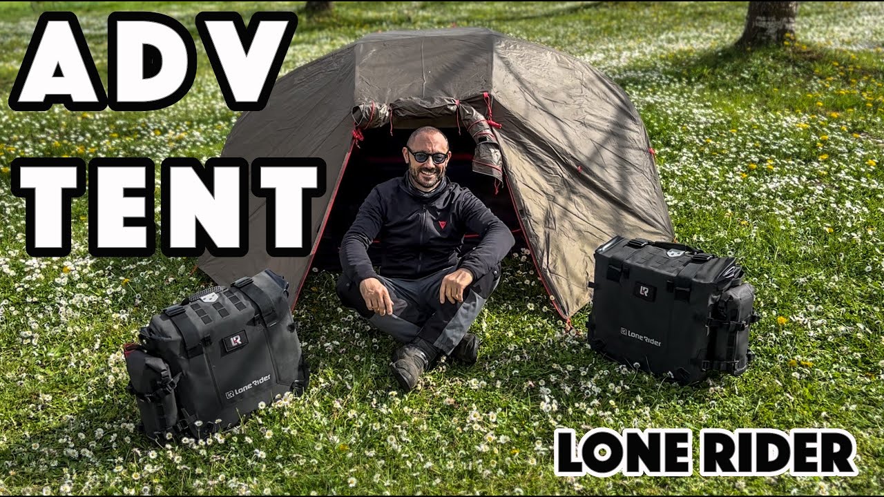 🏕️ADV TENT di Lone Rider. 🪆PICCOLA, SPAZIOSA, LEGGERA E 💣 ROBUSTA