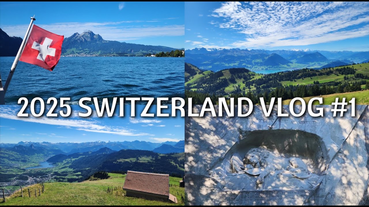[스위스🇨🇭vlog #1] 대한항공 취리히 직항/리기산/루체른/루체른 가이드 투어