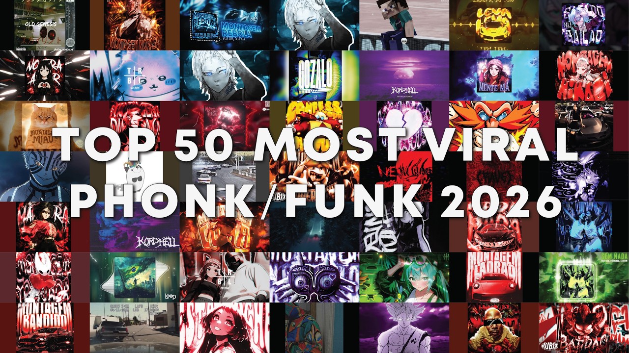 TOP 50 MOST VIRAL PHONK/FUNK 2026 🔥🎵 PLAYLIST SONGS 2026🎵