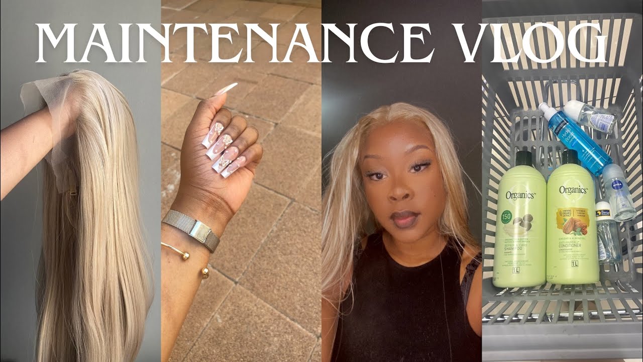 At Home Maintenance Vlog: I'm a natural blonde!!🤭 Shein haul, shopping, + more || Chantal M