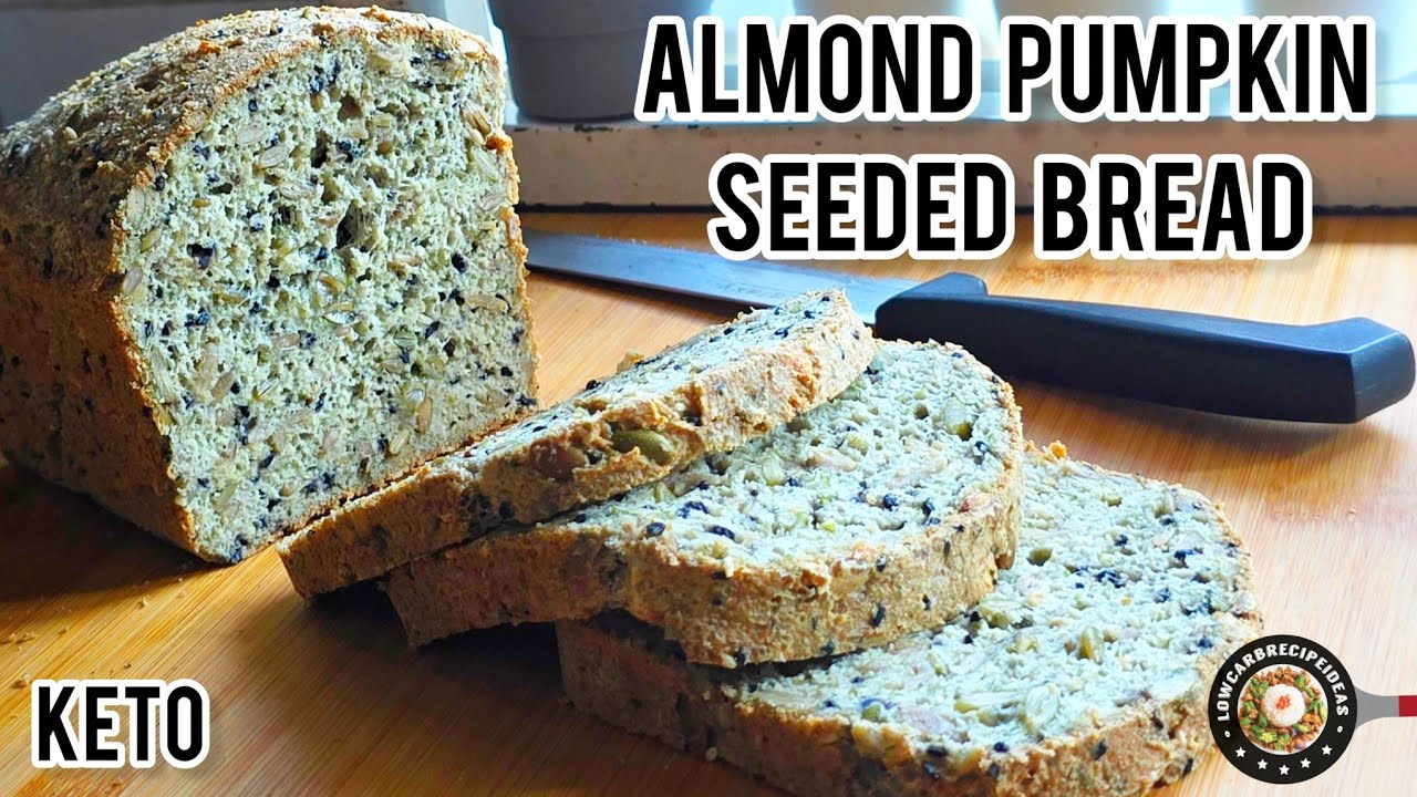 Seeded Bread Almond Pumpkin| Rise so well even without yeast | Taste pleasant & crispy when toasted