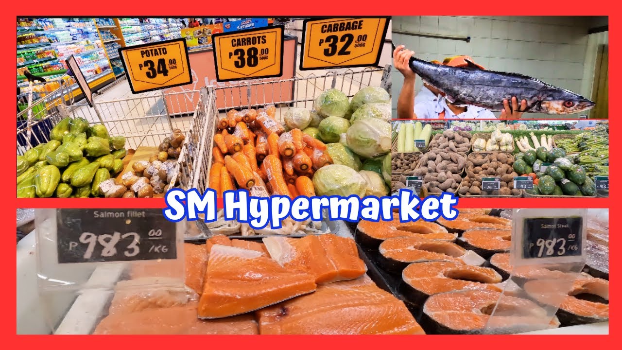 GROCERY SHOPPING AT SM CLARK HYPERMARKET. RETIRED LIFE IN THE PHILIPPINES. MAGKANO LAHAT