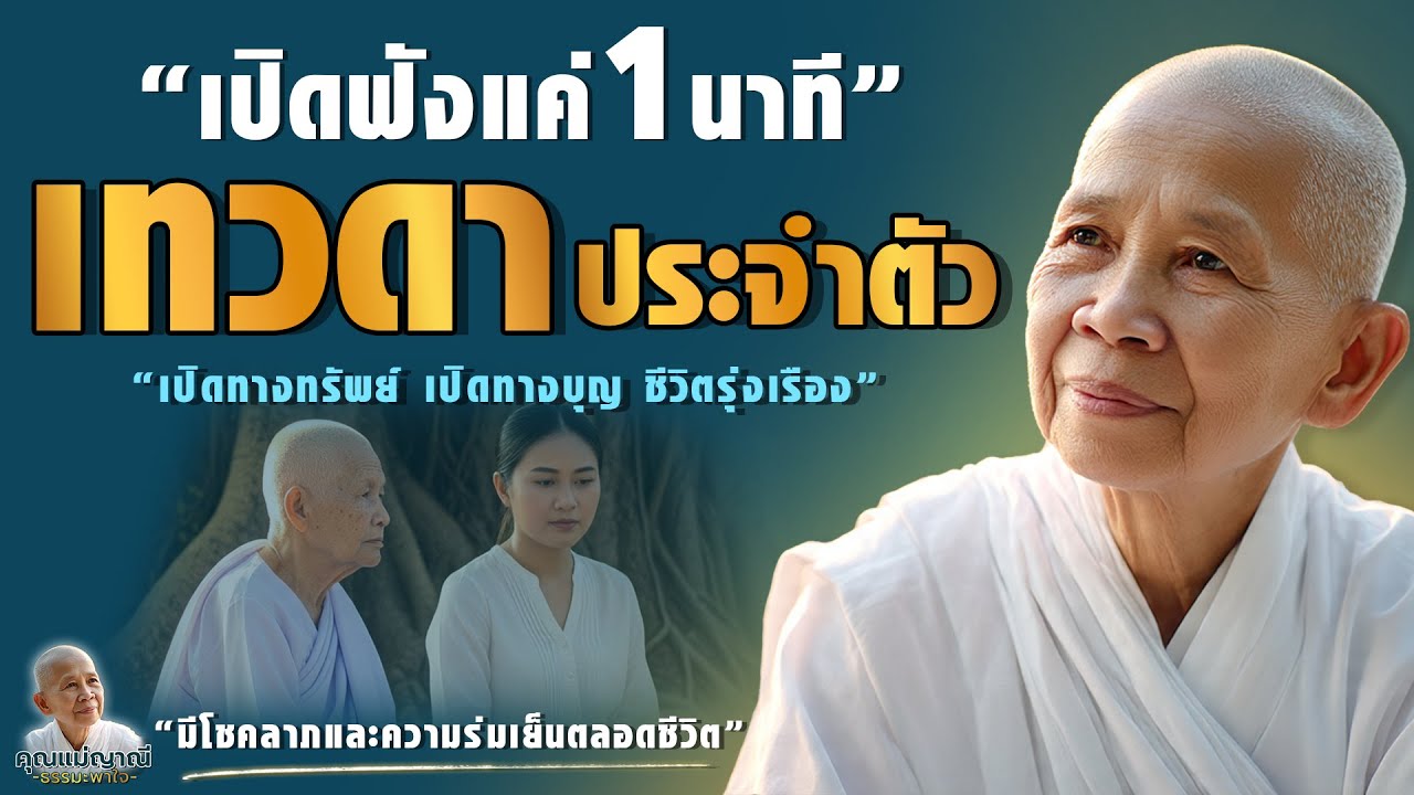 ธรรมะบทเดียวที่เทวดารอฟัง ! เปิดทางทรัพย์ เรียกโชคลาภถาวร ด้วยหลักธรรม 6 ข้อ | ธรรมะจากแม่ญาณี
