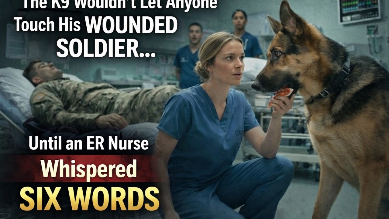 A Devoted K9 Protected His Wounded Partner — What the Nurse Said Changed Everything
