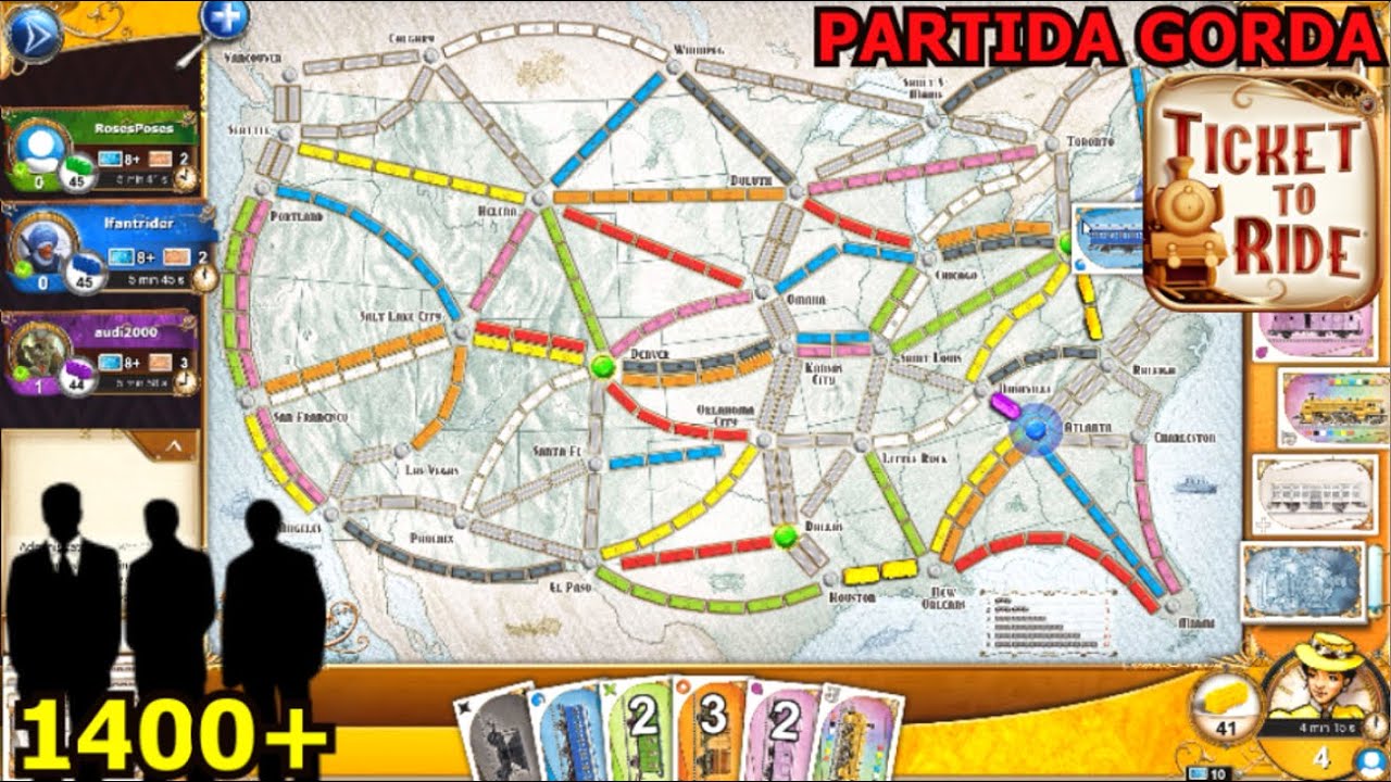 JUGAMOS CONTRA LA ÉLITE DE TICKET TO RIDE 🚅 Gameplay en Español (PC)