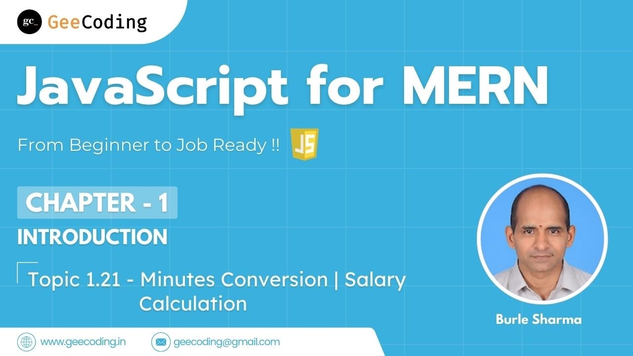 1.21 – Minutes Conversion & Net Salary Program | Full Execution | New Series