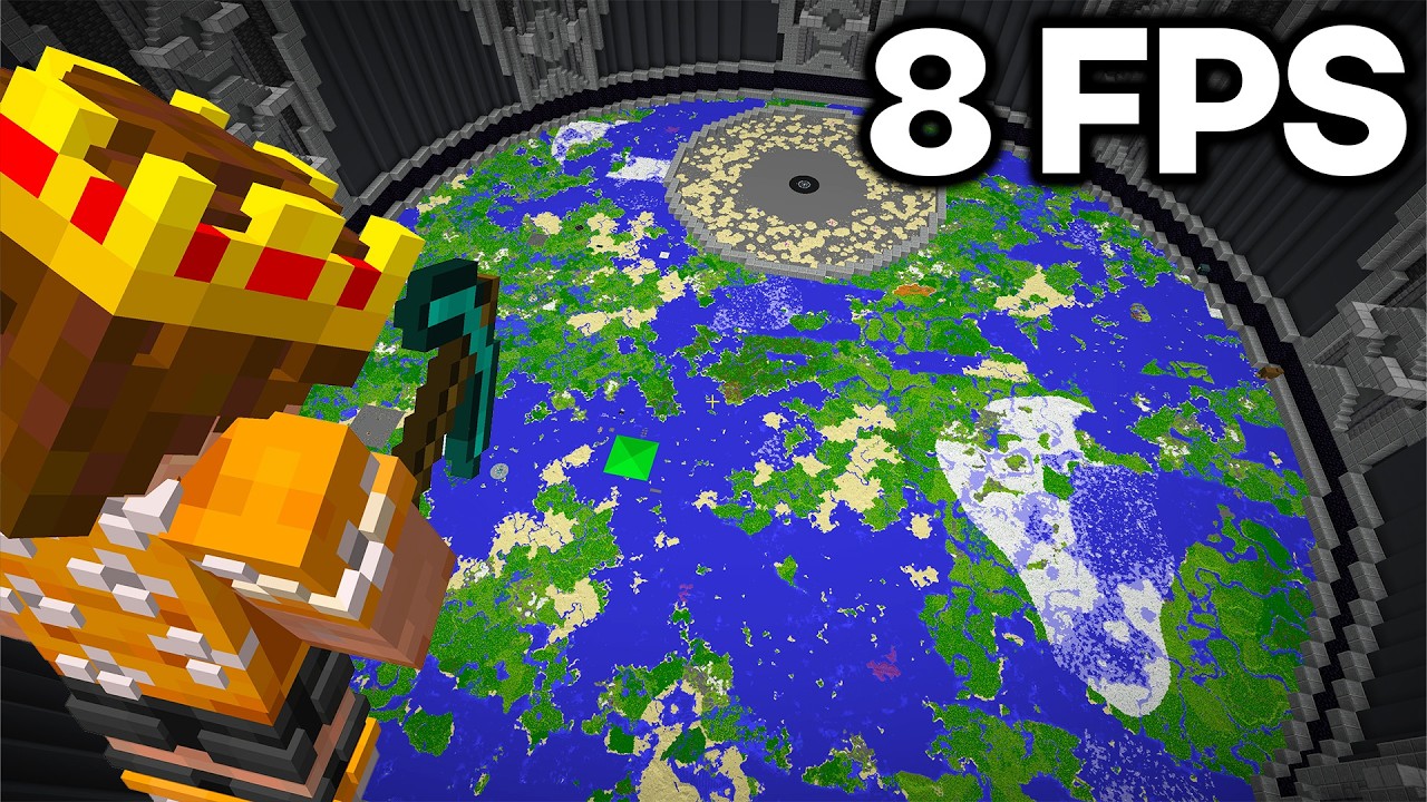 Я создал самую большую карту в мире в Minecraft&hellip;