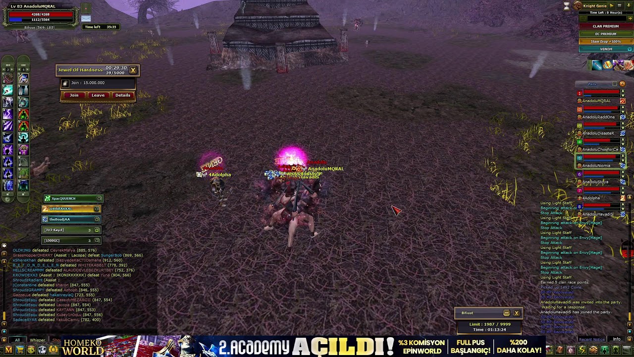 HomekoWorld PK Beta Alev Aleev Açıldı! | Itemler NPC'de!| P.U.S Ücretsiz!|#Anadolu #ko #Homekoworld