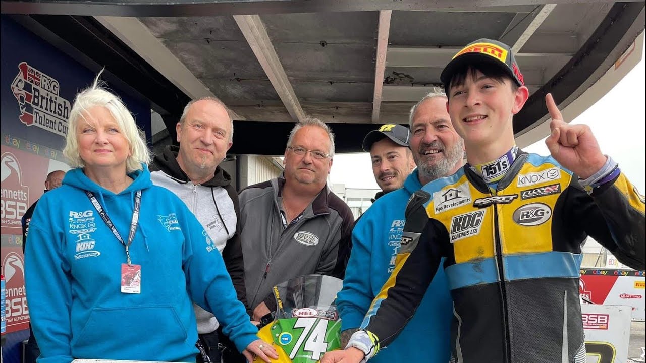 The last ever British Junior Supersport Championship races featuring Finn Smart Weeden