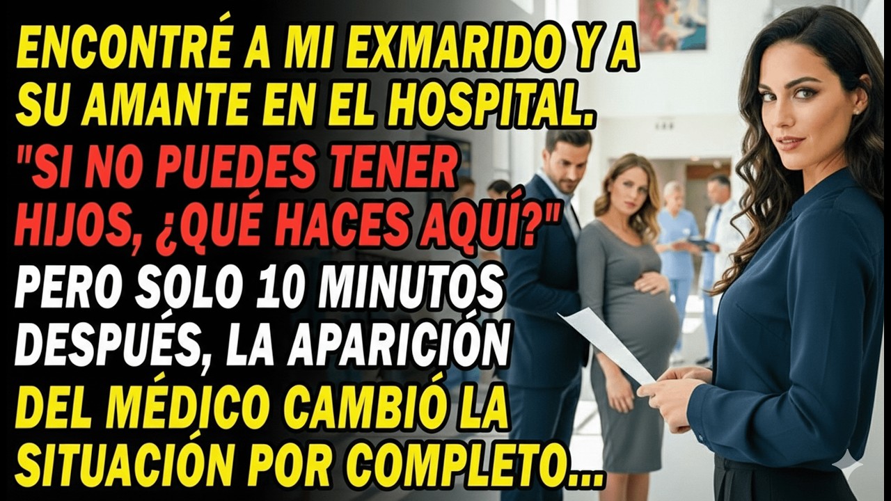 Vi A Mi Ex Y Su Amante En El Hospital 🏥 ¿Qué Haces Aquí Si Eres Estéril. Pero 10 Min Después...🤫⁉