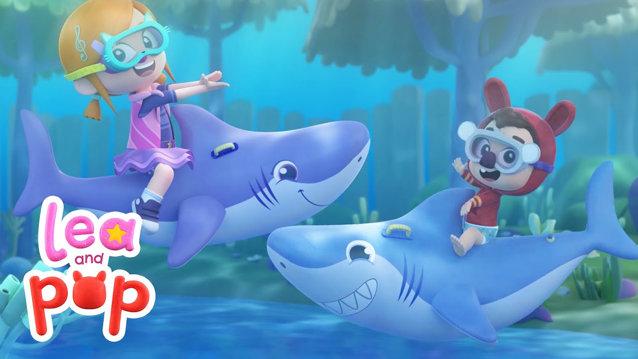 Baby Shark Time 🦈 Songs, Dance & Laughs | Lea and Pop Compilation for Kids & Nursery Rhymes