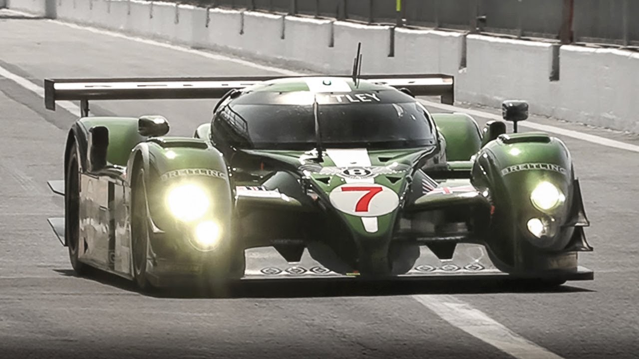 2003 Bentley Speed 8 LMP Warm Up, Accelerations & Engine Sound