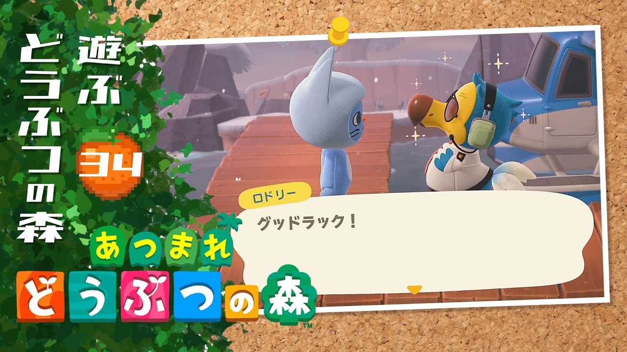 初、離島ガチャ │ あつまれ どうぶつの森 #34