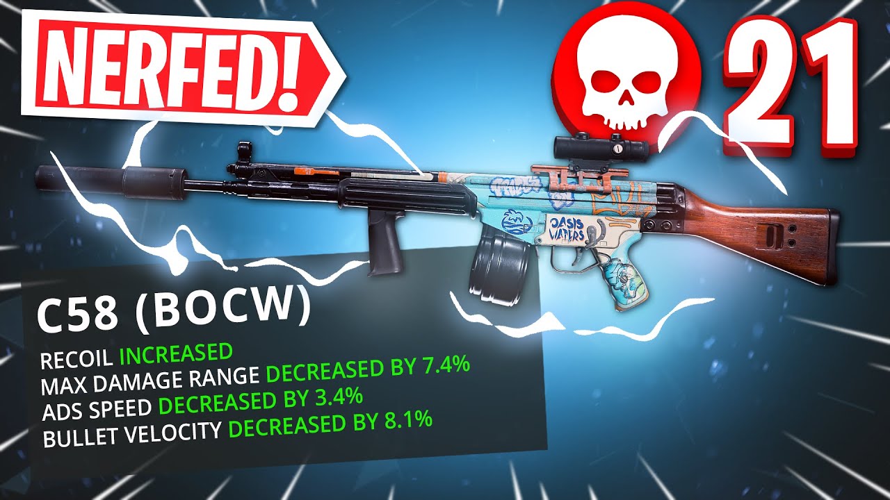 IS THE C58 STILL *META* AFTER NERF! (BEST C58 CLASS SETUP!)!- Cold War Warzone