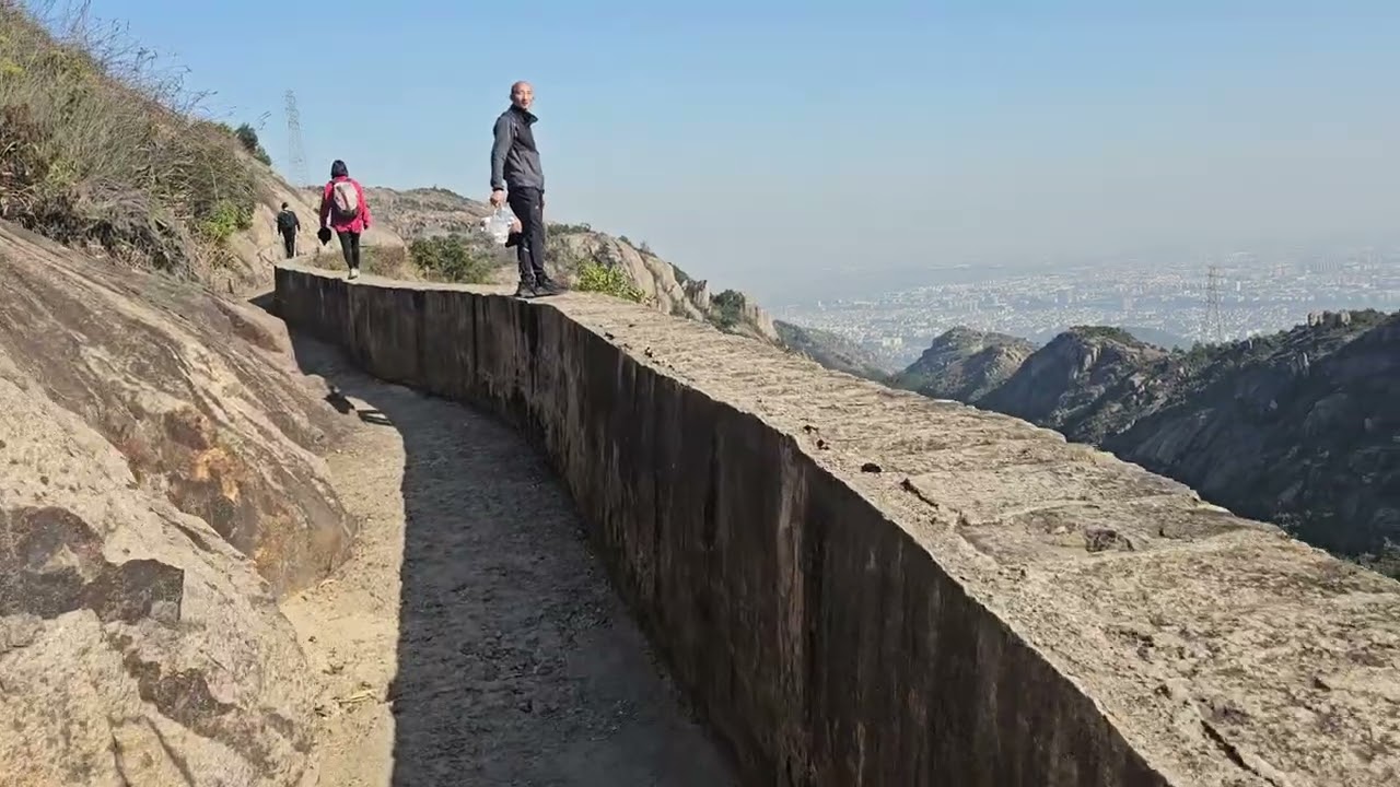 温州大罗山-红旗渠，修在悬崖边上的水渠